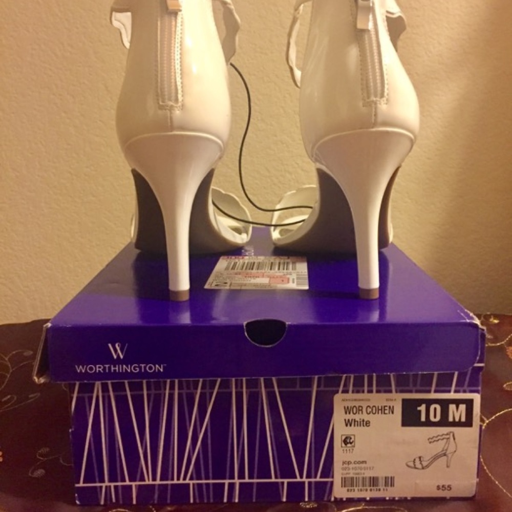 Worthington Cohen Open Toe Stiletto Heels - NWOT - Picture 2 of 8